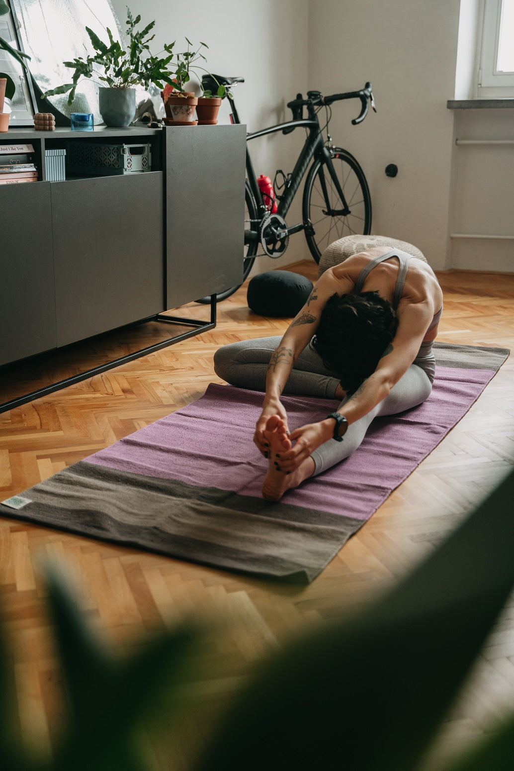 Can I use a rug as a yoga mat?