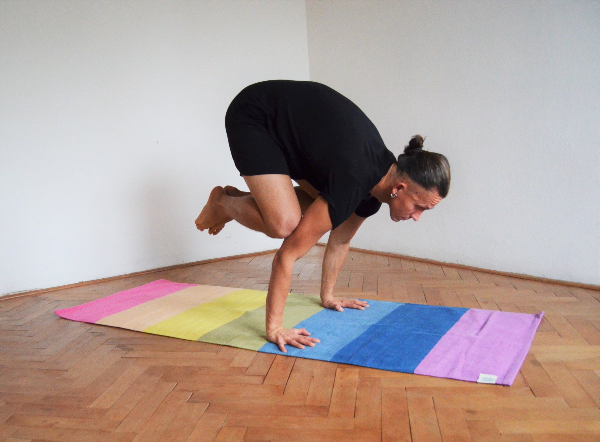 LEELA Yoga Rug • Organic Cotton Yoga Mat with Herbal & Plant based Dye ...