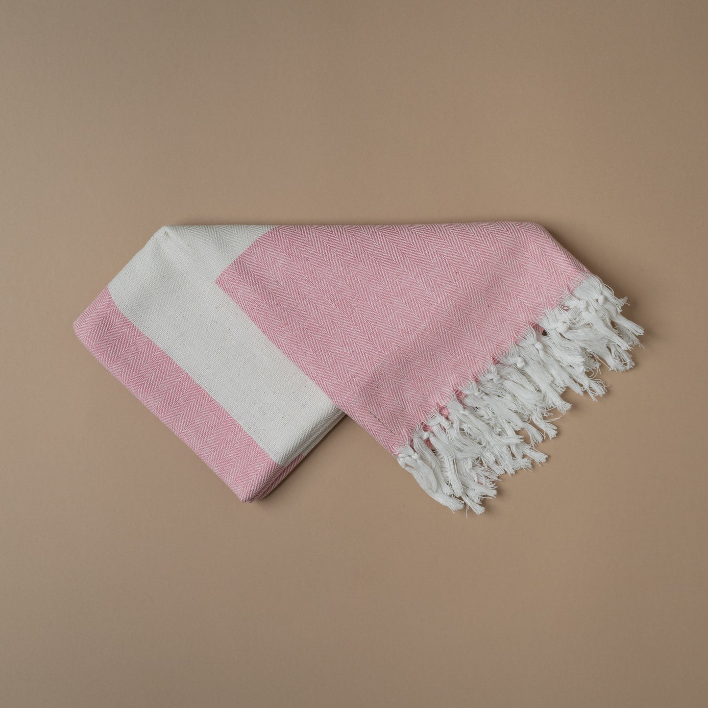 Manjistha Pink combo - organic yoga rug + herbal towel
