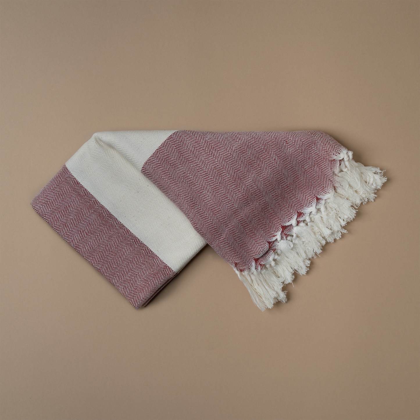 Manjistha Pink combo - organic yoga rug + herbal towel